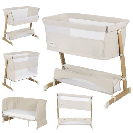 Lionelo - Babybett 5-in-1 THOMI PLUS Beige Sand