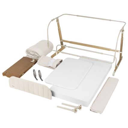 Lionelo - Babybett 5-in-1 THOMI PLUS Beige Sand