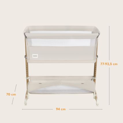 Lionelo - Babybett 5-in-1 THOMI PLUS Sandbeige