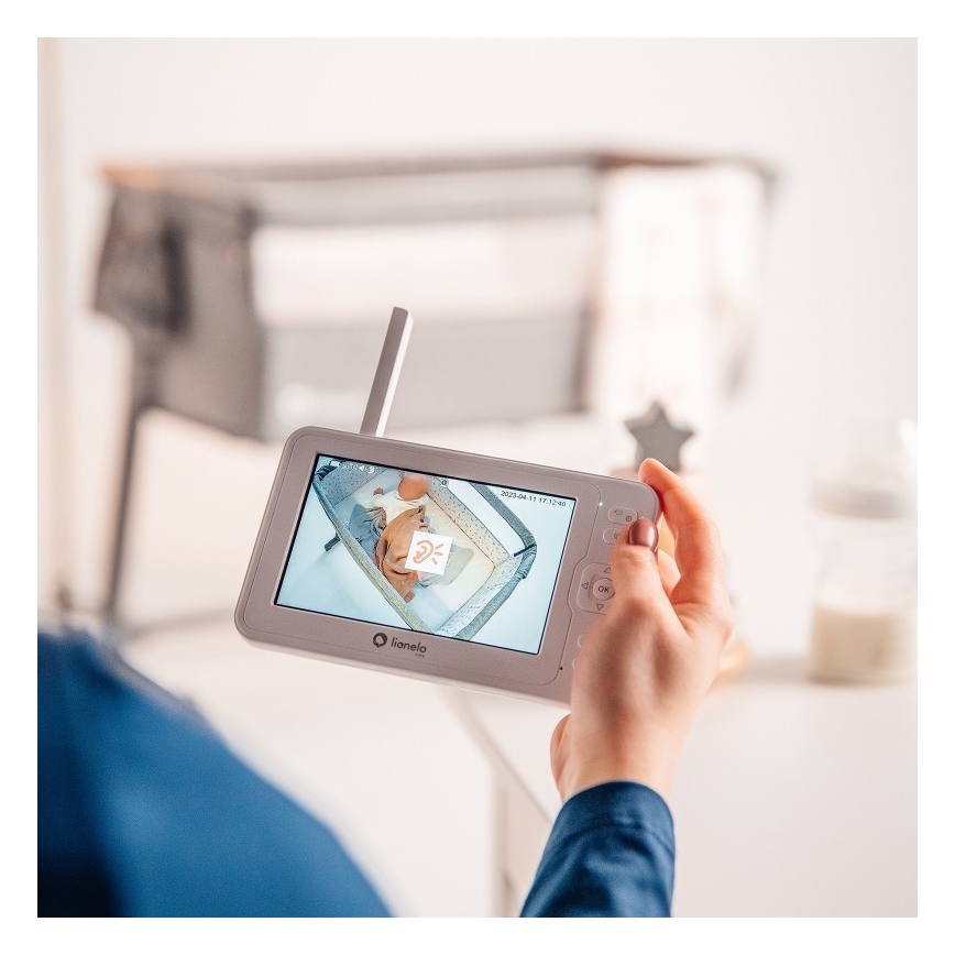 Lionelo - Babyphone mit Monitor BABYLINE 6.2 5V 3600 mAh