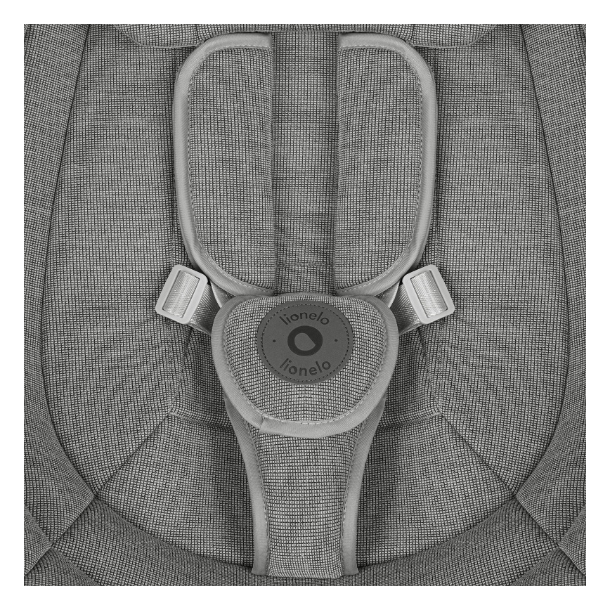 Lionelo - Babyschaukel mit Melodie BLOSSOM Grey Concrete + Fernbedienung