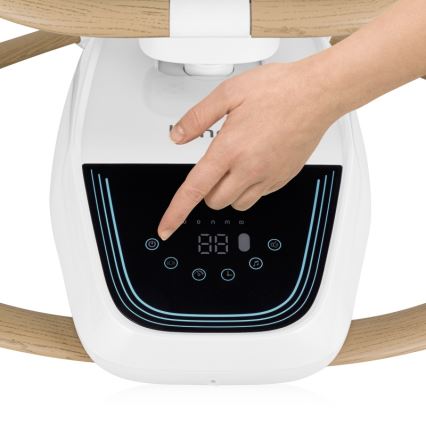 Lionelo - Babyschaukel mit Melodie OLIVIA Beige Natural + Fernbedienung