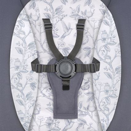 Lionelo - Babyschaukel mit Melodie RALF 4xAA Grau Weiß + Fernbedienung