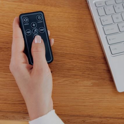 Lionelo - Babyschaukel RIO mit Melodie, 4xC, Beige Latte + Fernbedienung