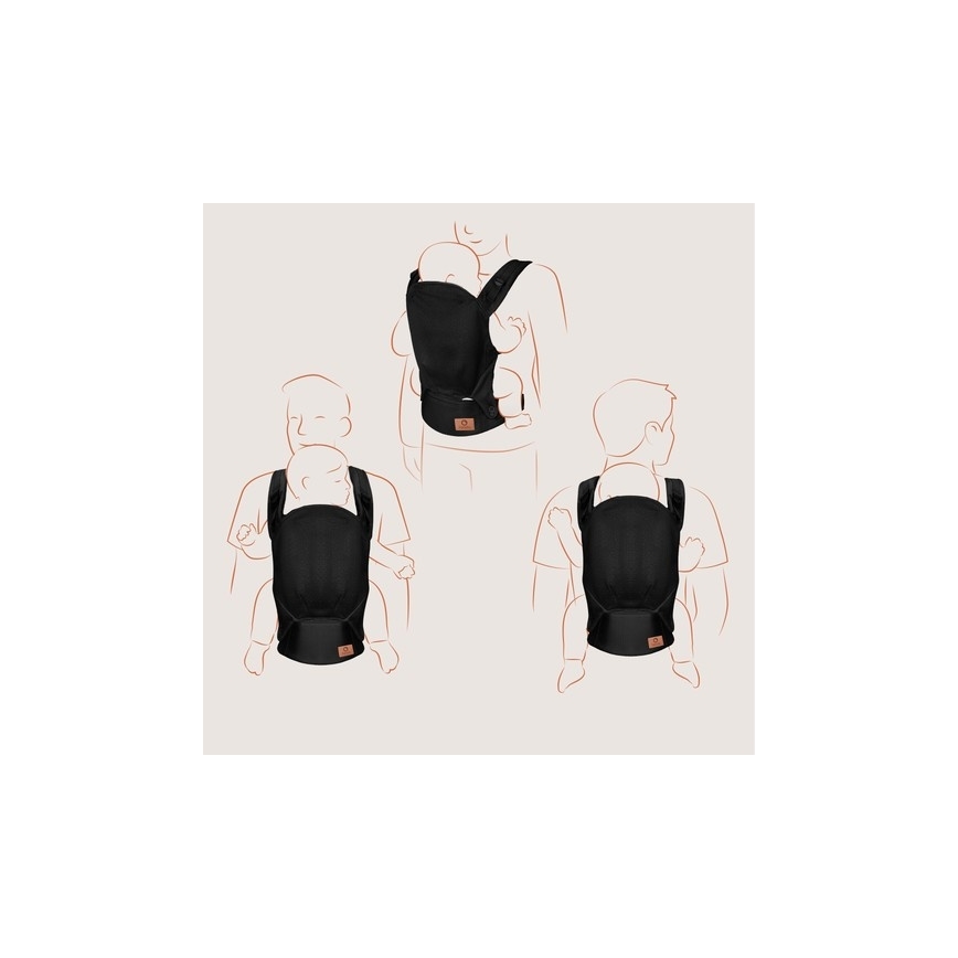 Lionelo - Babytrage MARGAREET Air Black