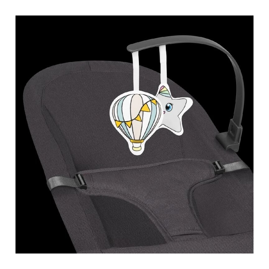 Lionelo - Babywippe JUNE anthrazit