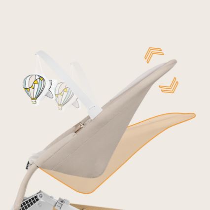 Lionelo - Babywippe LILAC beige