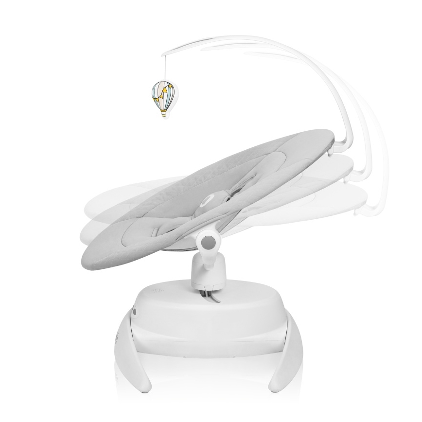 Lionelo - Babywippe mit Melodie IRIS Grey Concrete