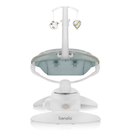 Lionelo - Babywippe mit Melodie MELL Beige Sand 4xAA + Fernbedienung