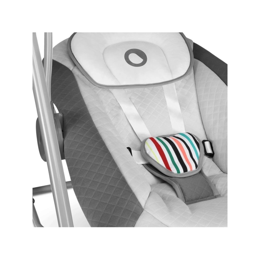 Lionelo - Babywippe OTTO 4xLR14 Cozy Grey