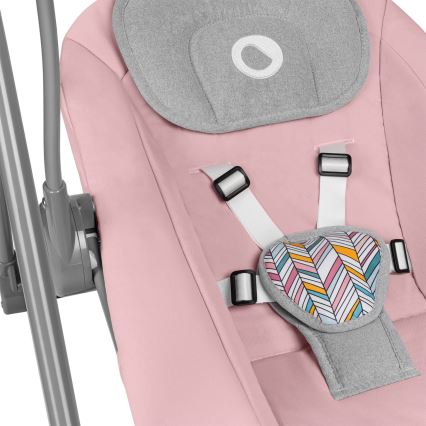 Lionelo - Babywippe OTTO 4xLR14 Pink Baby