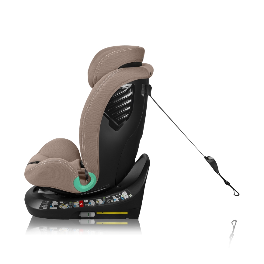 Lionelo - Autokindersitz mit drehbarer Basis BASTIAAN ONE i-Size 40-150 cm Sandbeige
