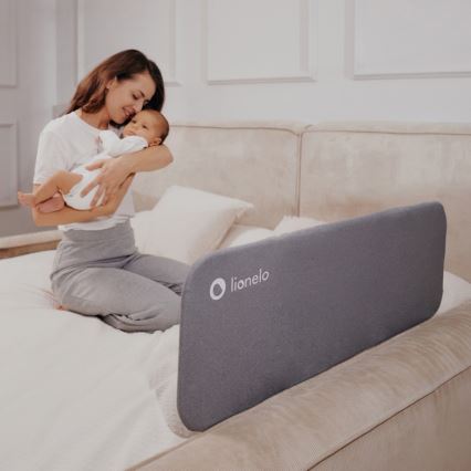Lionelo -  Bett-Sicherheitsbarriere LORA dunkelgrau