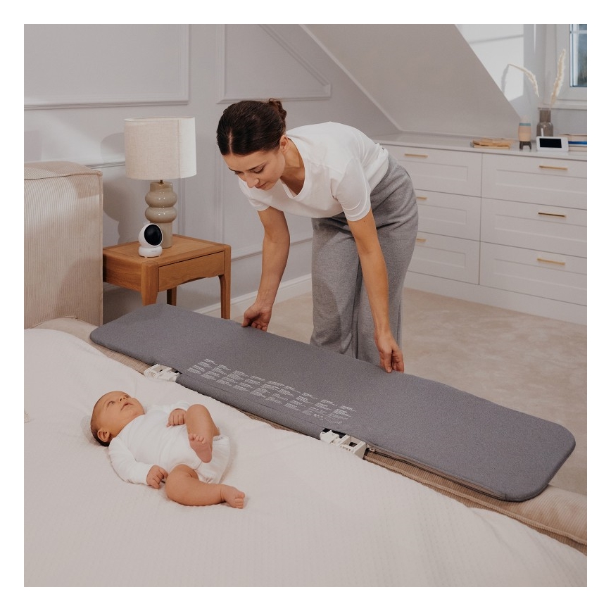 Lionelo -  Bett-Sicherheitsbarriere LORA XL dunkelgrau