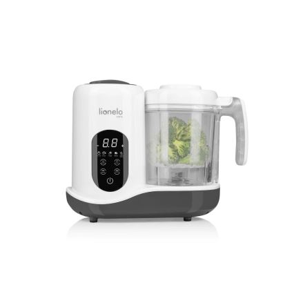 Lionelo - Dampfgarer 5-in-1 BABYMENU 110W/230V weiß/grau