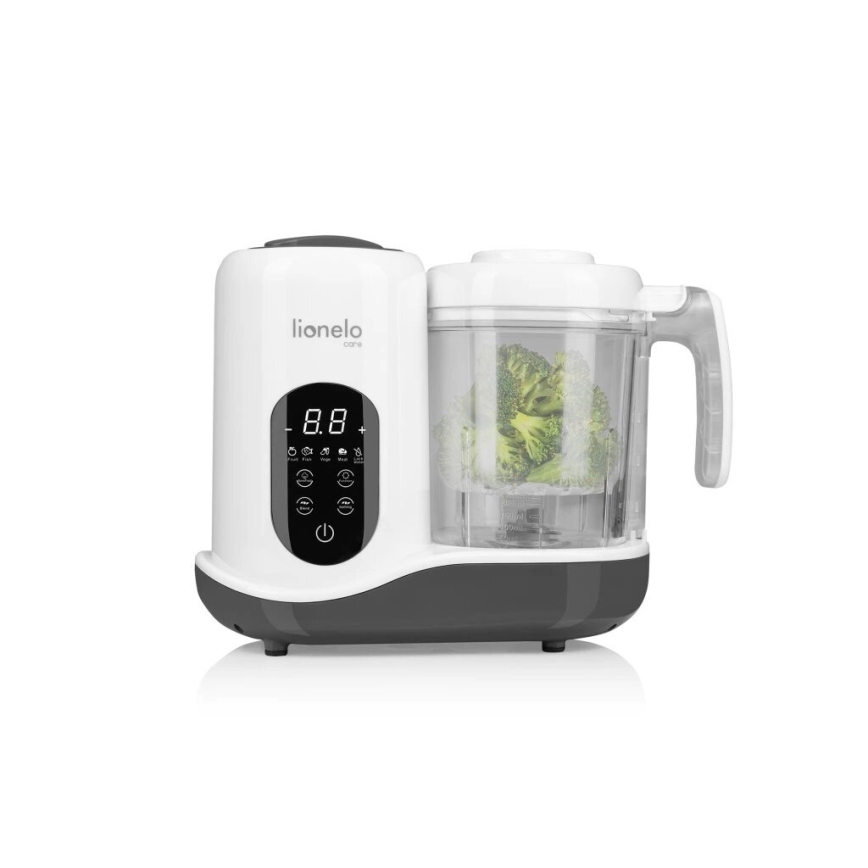 Lionelo - Dampfgarer 5-in-1 BABYMENU 110W/230V weiß/grau