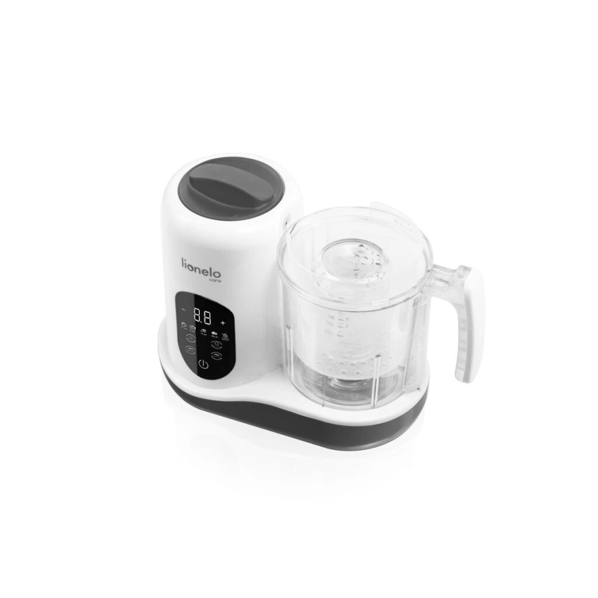 Lionelo - Dampfgarer 5-in-1 BABYMENU 110W/230V weiß/grau