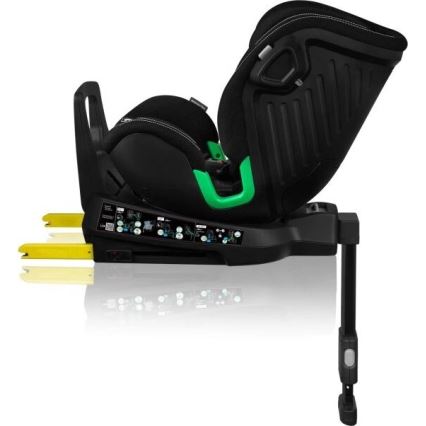 Lionelo - Kindersitz mit Basis, drehbar HARMONY i-Size 40-150 cm schwarz