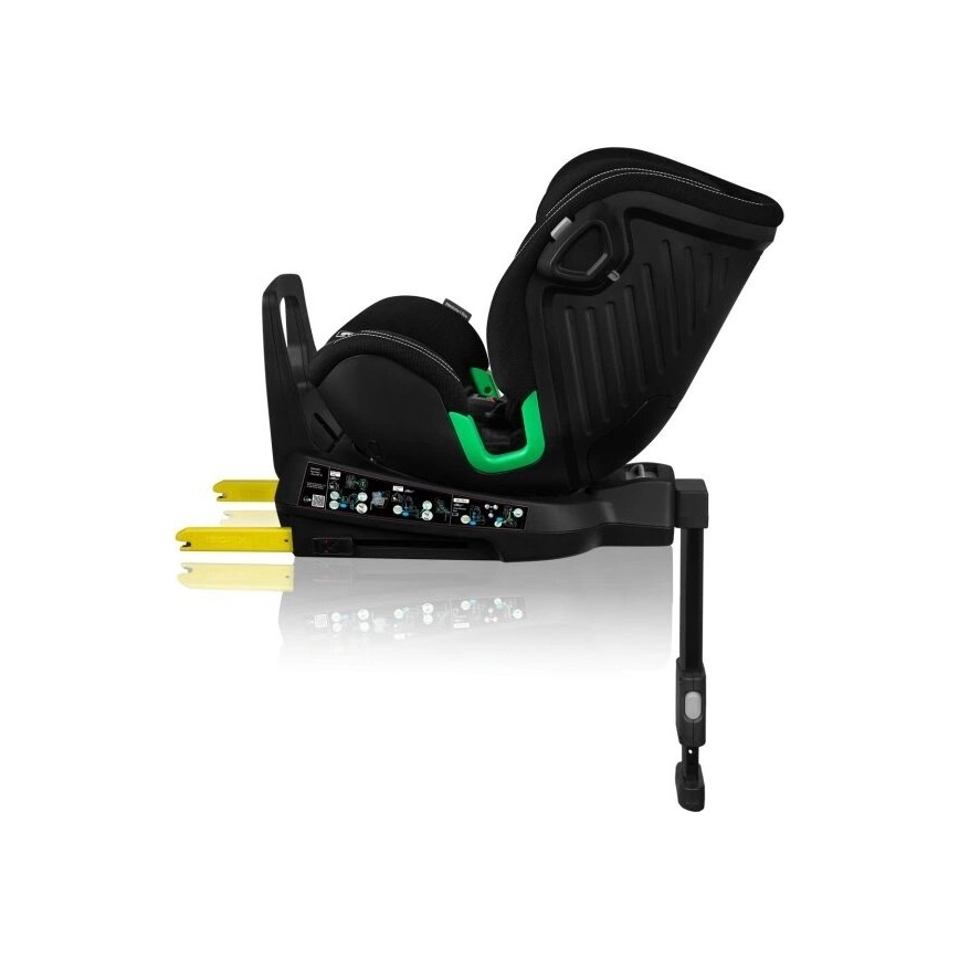 Lionelo - Kindersitz mit Basis, drehbar HARMONY i-Size 40-150 cm schwarz