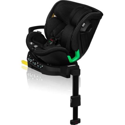 Lionelo - Kindersitz mit Basis, drehbar HARMONY i-Size 40-150 cm schwarz