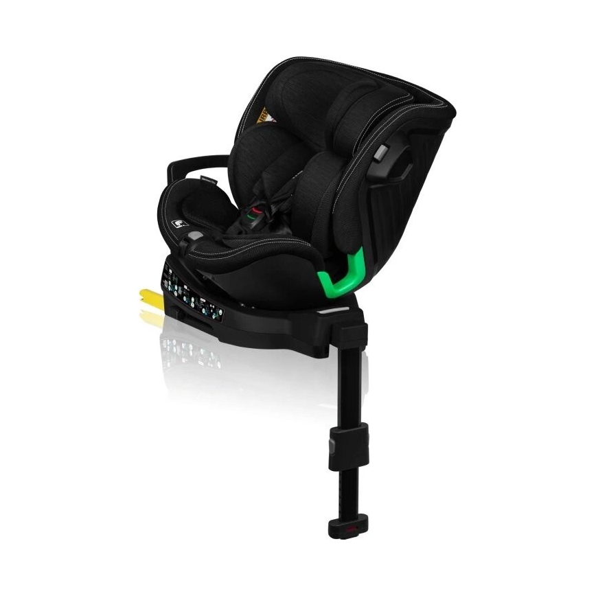Lionelo - Kindersitz mit Basis, drehbar HARMONY i-Size 40-150 cm schwarz