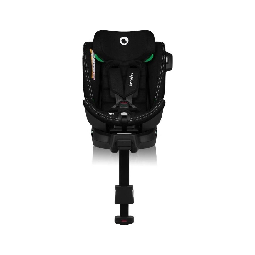 Lionelo - Kindersitz mit Basis, drehbar HARMONY i-Size 40-150 cm schwarz
