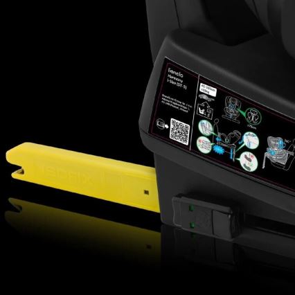 Lionelo - Kindersitz mit Basis, drehbar HARMONY i-Size 40-150 cm schwarz