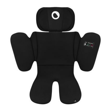 Lionelo - drehbarer Autokindersitz BRAVE i-Size 40-150 cm mit Basis, Schwarz-Carbon