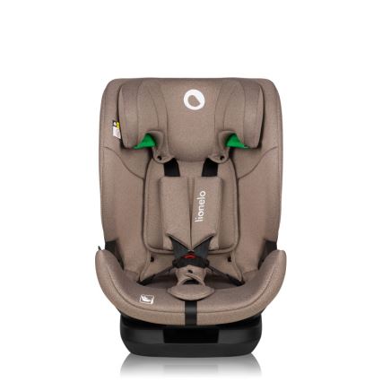 Lionelo - Drehbarer Autokindersitz mit Basis LAVENDER i-Size 76-150 cm Beige Latte