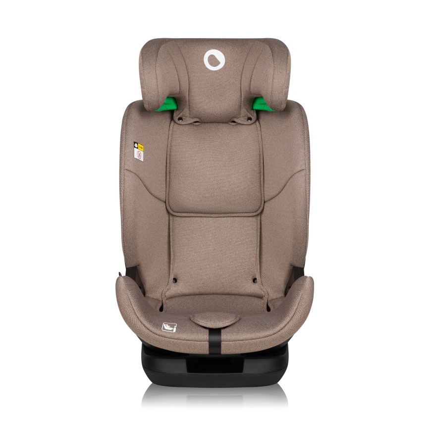 Lionelo - Drehbarer Autokindersitz mit Basis LAVENDER i-Size 76-150 cm Beige Latte