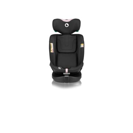 Lionelo - Drehbarer Autokindersitz mit Basis NAVY i-Size 40-150 cm schwarz/rosa