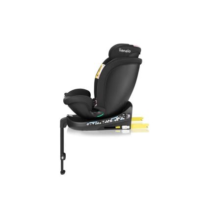 Lionelo - Drehbarer Autokindersitz mit Basis NAVY i-Size 40-150 cm schwarz/rosa