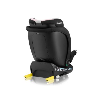 Lionelo - Drehbarer Autokindersitz mit Basis NAVY i-Size 40-150 cm schwarz/rosa