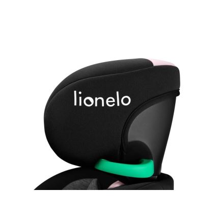 Lionelo - Drehbarer Autokindersitz mit Basis NAVY i-Size 40-150 cm schwarz/rosa