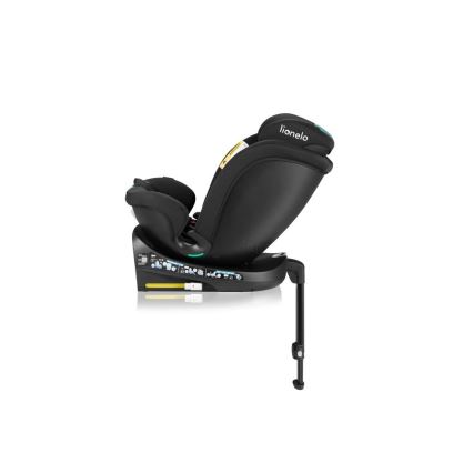 Lionelo - Drehbarer Autokindersitz NAVY i-Size 40-150 cm schwarz/türkis
