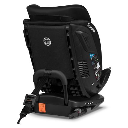 Lionelo - Drehbarer Kindersitz mit Basis BASTIAAN i-Size 40-150 cm Carbon-Schwarz