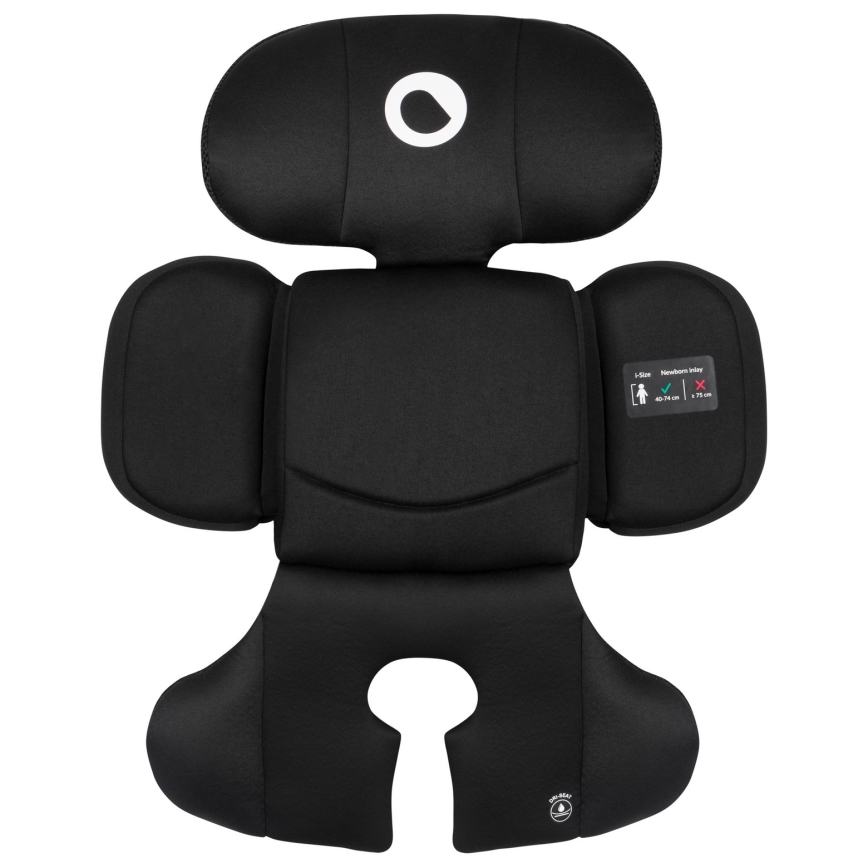 Lionelo - Drehbarer Kindersitz mit Basis BASTIAAN i-Size 40-150 cm Carbon-Schwarz