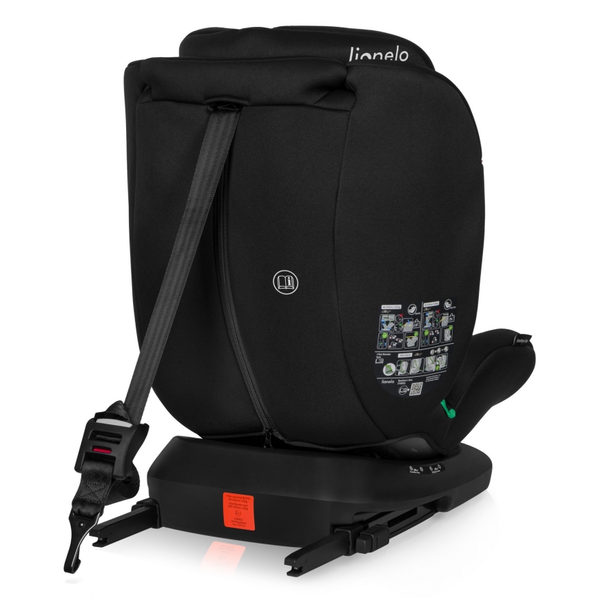 Lionelo - Drehbarer Kindersitz mit Basis BASTIAAN i-Size 40-150 cm Rosenrosa