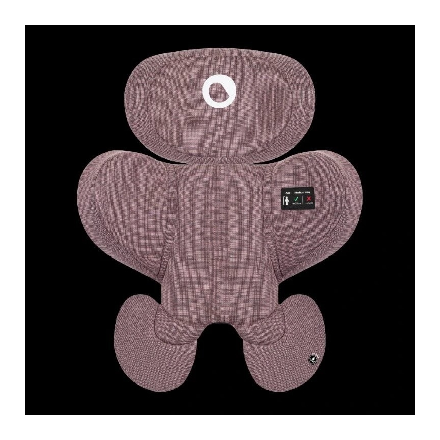 Lionelo - Drehbarer Kindersitz mit Basis HARMONY i-Size 40-150 cm rosa