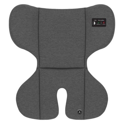 Lionelo - Drehbarer Kindersitz mit Basis HARPER i-Size 76-150 cm Schwarz/Carbon