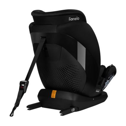 Lionelo - Drehbarer Kindersitz mit Basis LAVENDER i-Size 76-150 cm Carbon-Schwarz