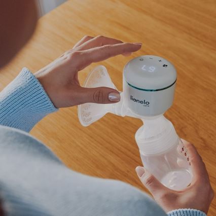 Lionelo - Elektrische wiederaufladbare Brustmilchpumpe FIDI PLUS 5V 1200 mAh 180 ml