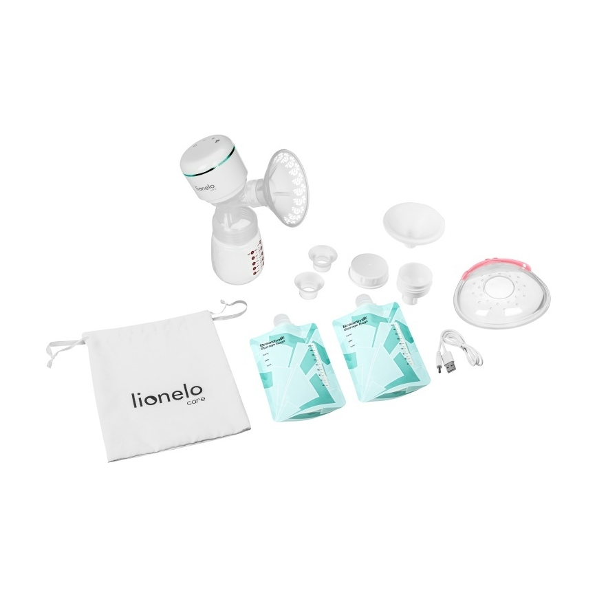 Lionelo - Elektrische wiederaufladbare Brustmilchpumpe FIDI PLUS 5V 1200 mAh 180 ml