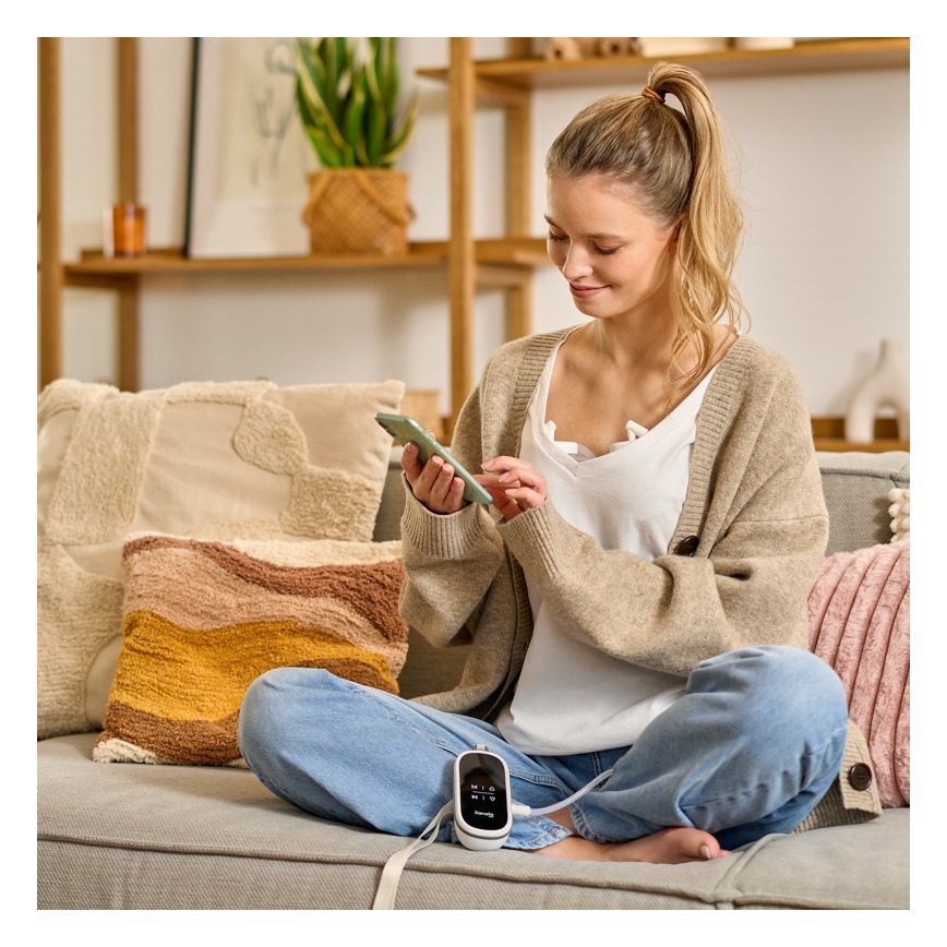 Lionelo - Elektrische, wiederaufladbare Doppel-Milchpumpe für Muttermilch TWEE FREE 5V 1500 mAh 150 ml