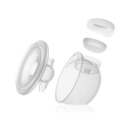 Lionelo - Elektrische, wiederaufladbare Doppel-Milchpumpe für Muttermilch TWEE FREE 5V 1500 mAh 150 ml