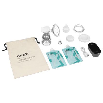 Lionelo - Elektrische wiederaufladbare Muttermilchpumpe FIDI GO 5V 1200 mAh 150 ml