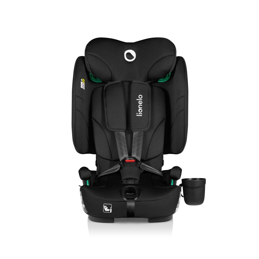 Lionelo - Faltbarer Kindersitz NELLY i-Size 76-150 cm Black Carbon