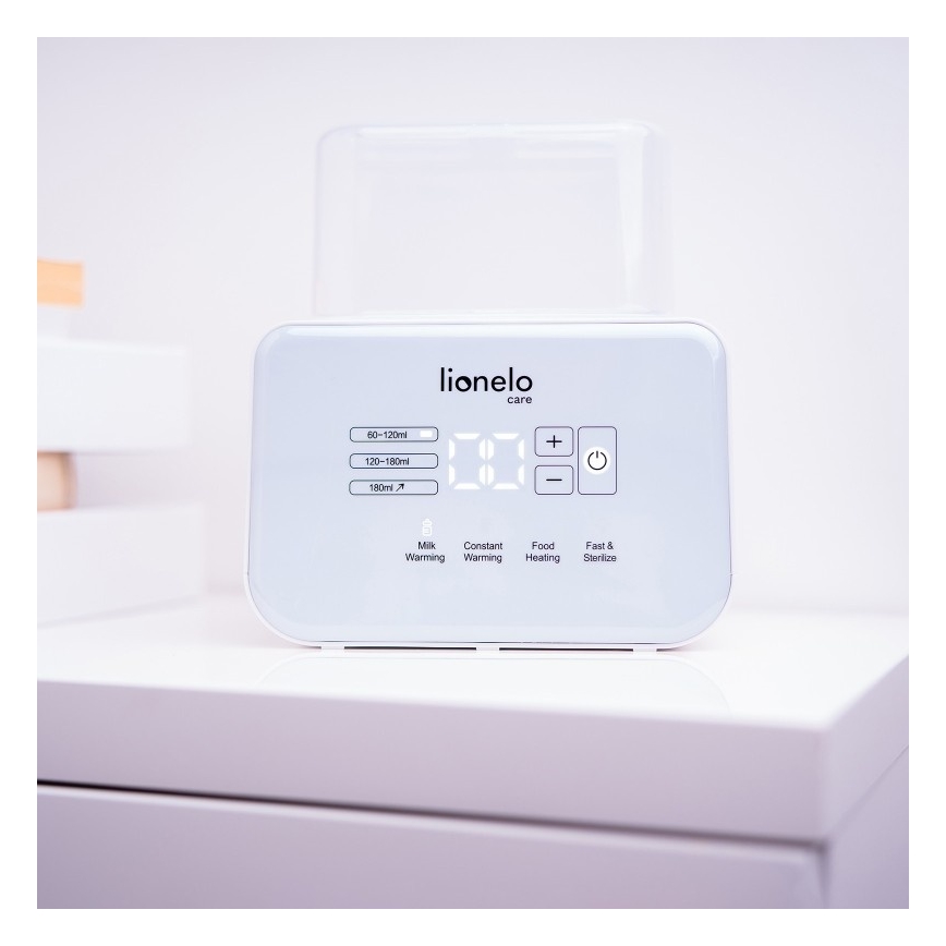 Lionelo - Flaschenwärmer THERMUP DOUBLE 250W/230V weiß