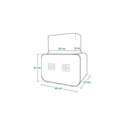 Lionelo - Flaschenwärmer THERMUP DOUBLE 250W/230V weiß