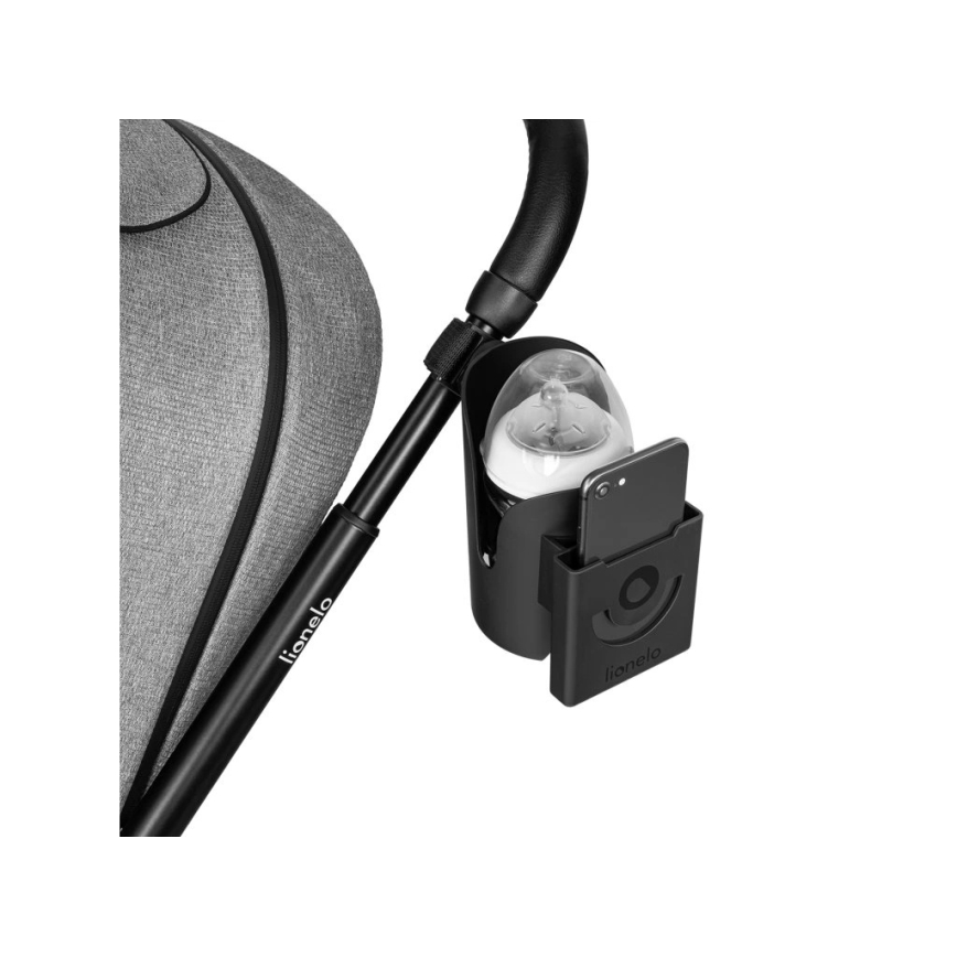 Lionelo - Getränkehalter für Kinderwagen OVE Black Onyx